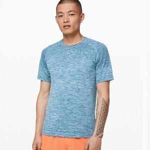Lululemon Metal Vent Tech 2.0 Short Sleeve Blue T-Shirt, XL